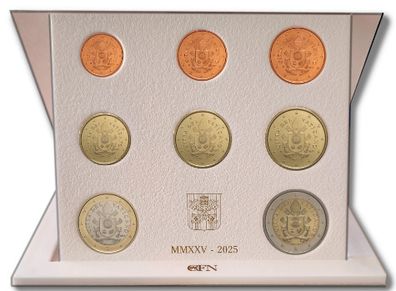 Vatican Brilliant Uncirculated Euro Coin Set 2025