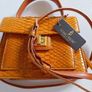 RARE Authentic Silvano Biagini Genuine Python Leather Handbag - New With Tags Image 2