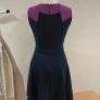 Diva Catwalk Navy blue purple cocktail dress Image 3
