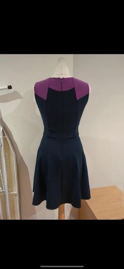 Diva Catwalk Navy blue purple cocktail dress