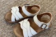 Next Girls Cream / White Sandals