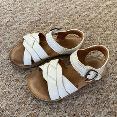 Next Girls Cream / White Sandals