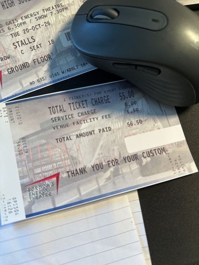High Society show ticket