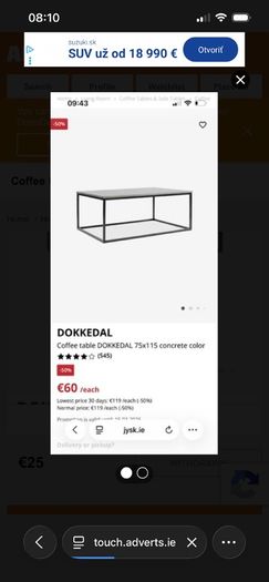 coffee table