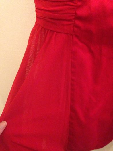 Red dress from ASOS