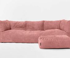 Big Bertha 3 seater bean bag + footstool
