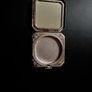 Vintage Floral Powder Compact  Silver-Tone Metal Image 8