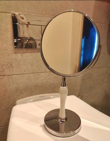 QUICK SALE (Moving Sale!): Double-Sided Vanity Makeup Mirror (3x Magnification) - Excellent Like-New Condition