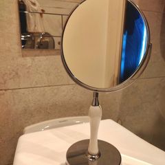 QUICK SALE (Moving Sale!): Double-Sided Vanity Makeup Mirror (3x Magnification) - Excellent Like-New Condition