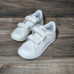 Adidas Girls White & Pink Trainers UK13