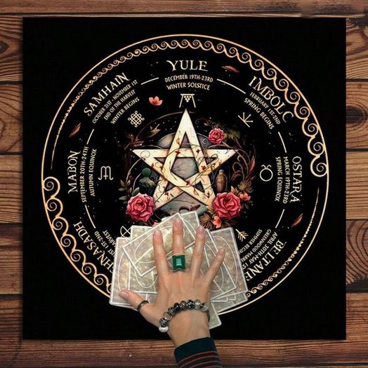 Witchy House Decoration with Ancient Calendar - unique gift