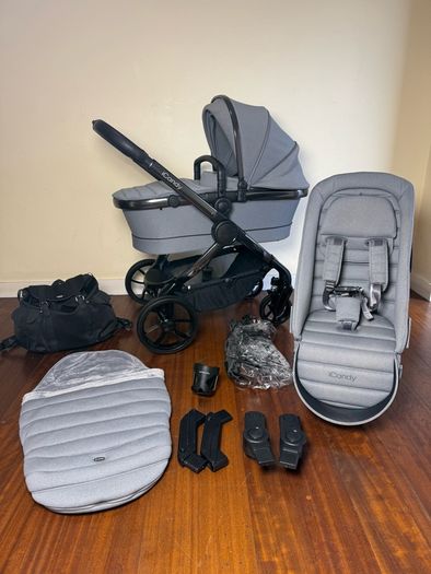 New condition icandy Peach 7 travel system pram