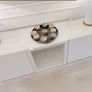 Large White and Gold Lamps (set of 2) 80 each Image 3