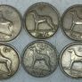 Ireland 6d sixpence lot x6 1940 1942 1955 1960 1969 Image 3