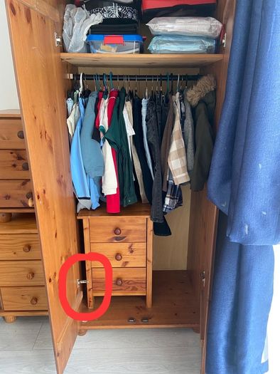 single wardrobe