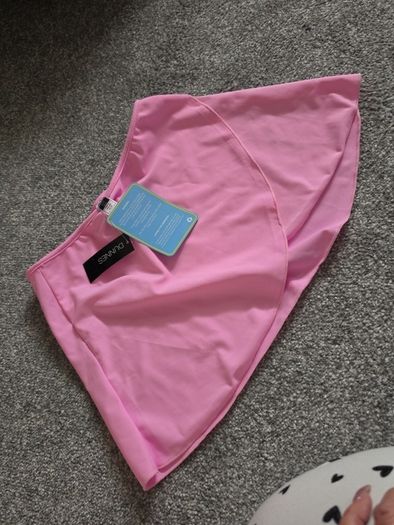 pink swim skirt