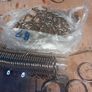 Large Amount  Of Chrome & Bronze gold  Antique  Curtin pole rings. Large amount Image 5