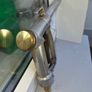 old 1960s brass aluminium fuell filler nozzle Image 4