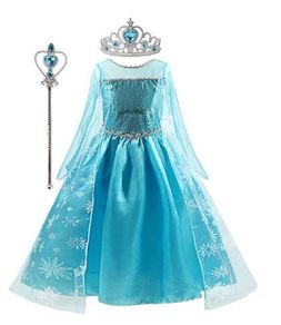 New Frozen Princess Elsa Fancy Costume With Accessories 4-5 Yrs