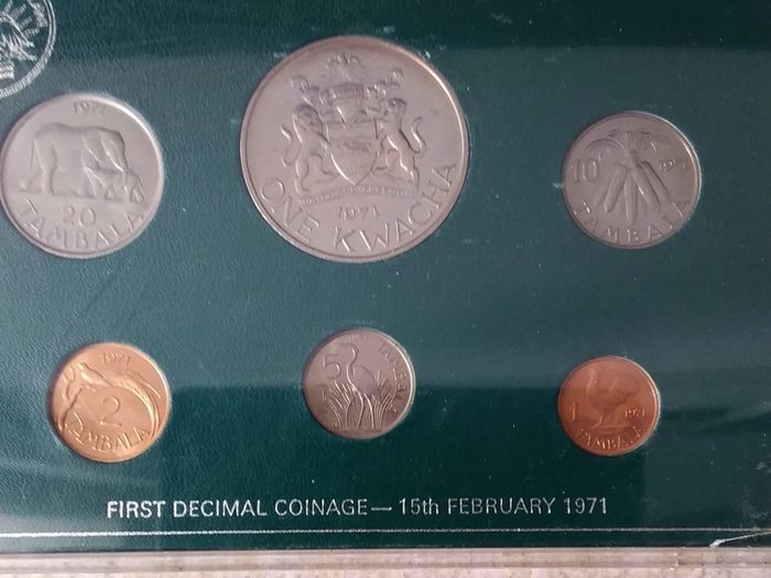 1971 Malawi First Decimal Coinage Mint Set - Rare Historical Issue