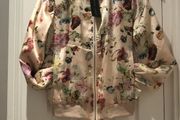 Floral  Bomber Jacket