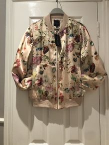 Floral  Bomber Jacket