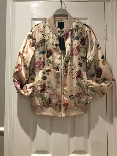 Floral  Bomber Jacket
