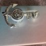 Chanel inspired silver tone large 6 cm anchor brooch Free post Image 5