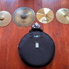 Protection Racket Delux Cymbal Bag Plus A Selection Of Cymbals