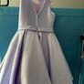 Stunning Blingalicious Lavender Confirmation Dress Image 6