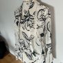 Zara Print Sheer Blouse Image 5