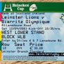 2003 Leinster v Biarritz - Heineken Cup Programme & Ticket Image 2