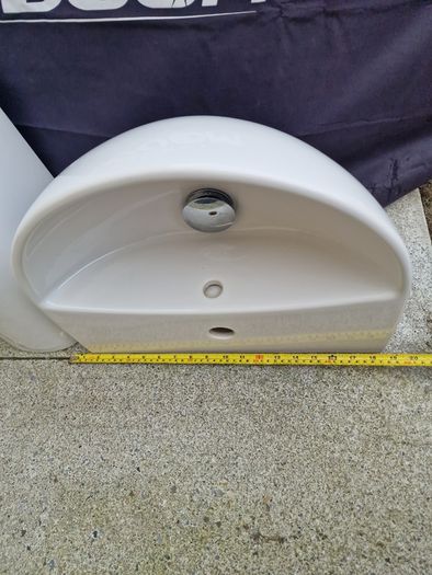 Sink and pedestal