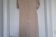 Mango beige dress with pockets. Size small