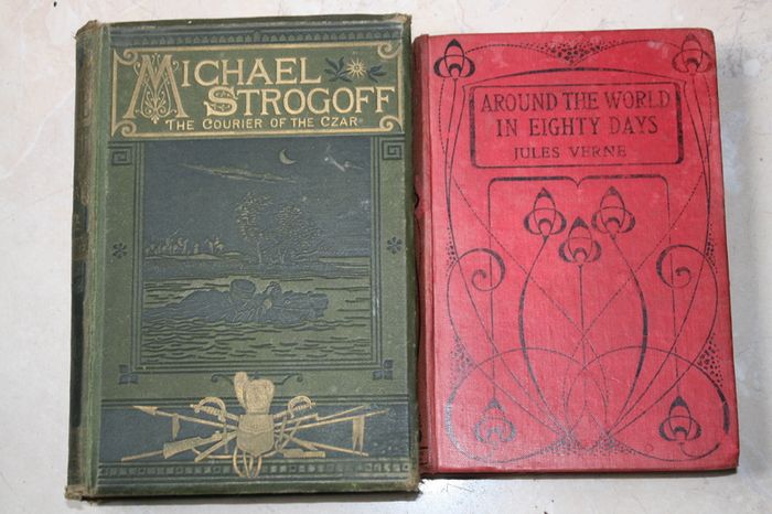 JULES VERN Michael Strogoff The Courier of the Czar by Jules Verne - 1st British - 1877 -Vintage "Around the world in 80 days" Jules Verne
