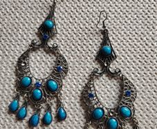 Blue Earrings