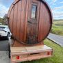 Mobile Barrel Sauna on Trailer Image 2