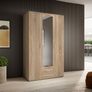 Premium 3-Door Wardrobe with Mirror & Drawers - Stylish & Practical Image 5