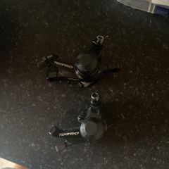 Two tektro mechanical brake callipers