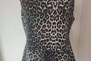New Look tall leopard print top size UK20 EU48 Perfect condition Postage included