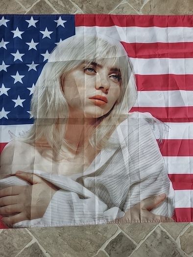 Billie Eilish Tapestry/Flag