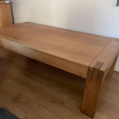 Solid Oak Coffee Table with Exposed Joinery Detail