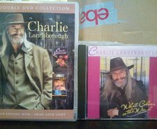 Charlie Landsborough Dvd Collection An Evening With/shine Your Light + Cd Bundle What Colour Is The Wind? Folk Music