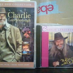 Charlie Landsborough Dvd Collection An Evening With/shine Your Light + Cd Bundle What Colour Is The Wind? Folk Music