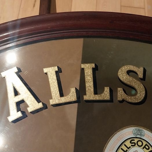 Antique Advertising Mirror.