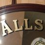 Antique Advertising Mirror. Image 3