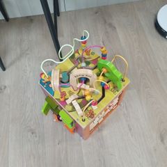 Battat Zany Zoo Wooden Activity Cube Assortment