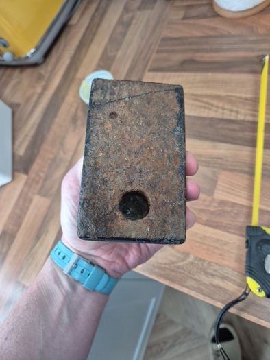 Solid metal weight