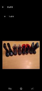 junior 7 and 8 footwear bundle, sweatshirt and cardigan age 2 to 3 years