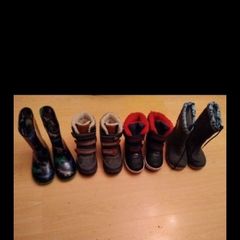 junior 7 and 8 footwear bundle, sweatshirt and cardigan age 2 to 3 years